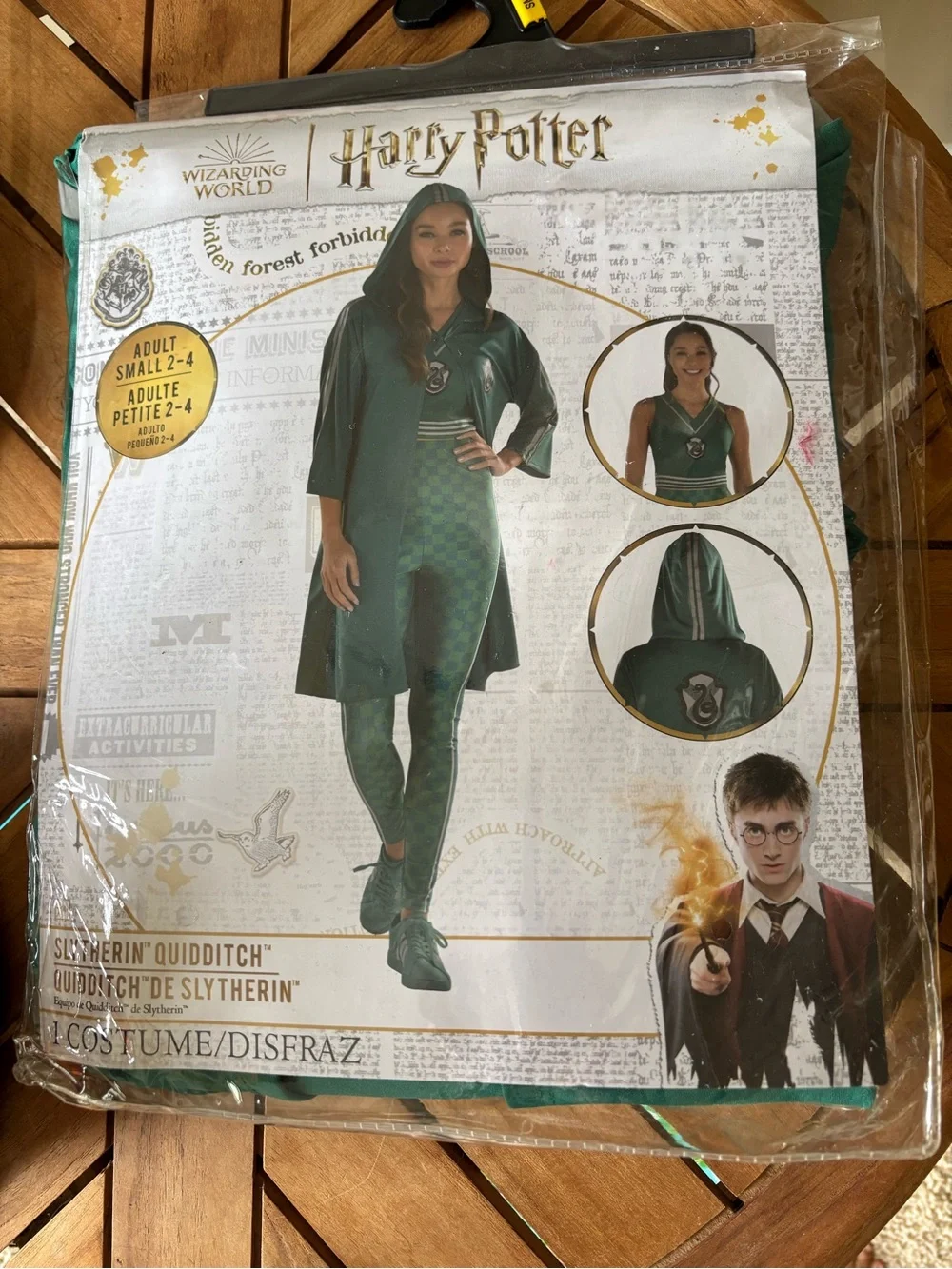 NWT Harry Potter Wizard World Halloween Costume Adult Small 2-4 Top Legging Robe